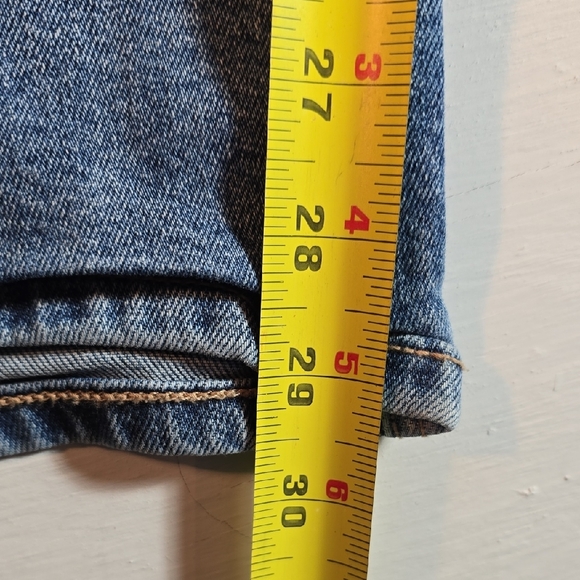 American Eagle Outfitters Denim Womens 12 90s Straight Leg Nice Worn Feel +look - Picture 6 of 14